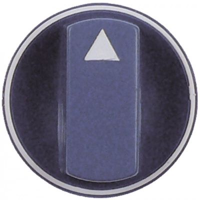 knob zero mark ø 40mm shaft ø 6x5mm shaft flat left light blue