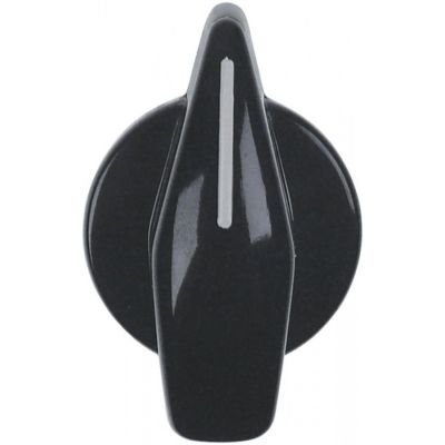 knob zero mark ø 36,5mm shaft ø 8mm black