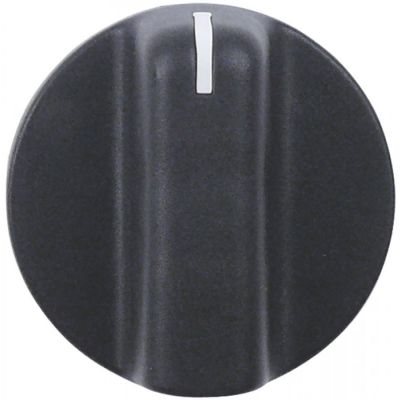 knob zero mark ø 41mm shaft ø 5x5mm shaft flat upper/lower black