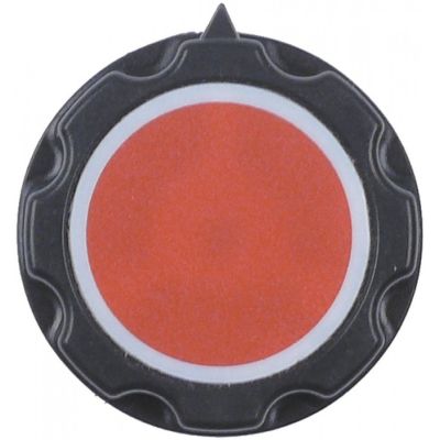knob zero mark ø 53mm shaft ø 6x4,6mm shaft flat upper red/black