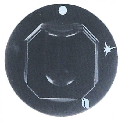Bton robinet gaz 059304, ø 70 mm, ax ø 10x8 mm - 111534