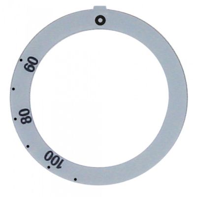 Disc autoadeziv cu simbol 60-110°C, ext ø 59 mm, int ø 45,5 mm - 111565
