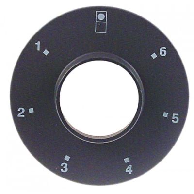 bezel switch 7-position for rear hob