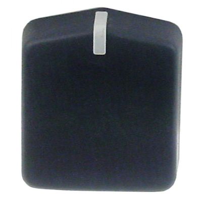 Buton negru ø 46 mm, ax MERTIK - 111614