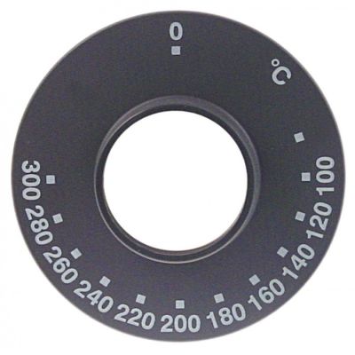 bezel thermostat t.max. 300°C 100-300°C