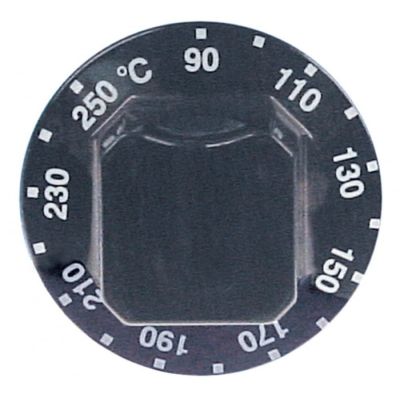 knob thermostat t.max. 250°C temperature range 90-250°C ø 60mm shaft ø MERTIKmm