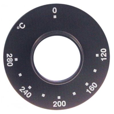 bezel thermostat t.max. 280°C 120-280°C