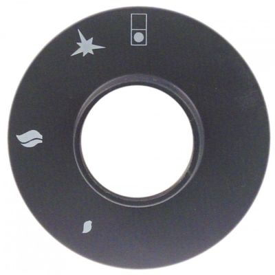 bezel gas tap with ignition flame for front hob
