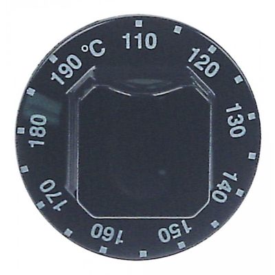 knob thermostat t.max. 190°C temperature range 110-190°C ø 60mm