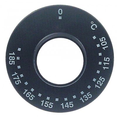 bezel thermostat t.max. 185°C 105-185°C