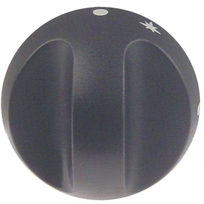 Buton robinet de gaz ø 70 mm, ax ø 10x8 mm, PEL21 / 22 / 23 - 111690