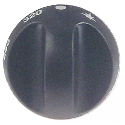 Buton temperatura Eurosit 100-320°C, ø 55 mm, ax ø 8 x 6,5 mm - 111694