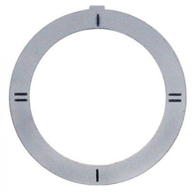 knob dial plate silver switch 1-2-1-2 ext. ø 59mm - Code 111711
