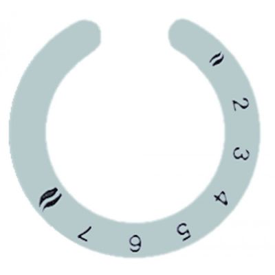 knob dial plate gas thermostat 1-8
