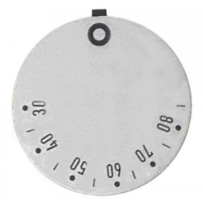 knob dial plate symbol thermostat t.max. 85°C - Code 111744