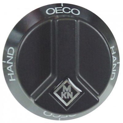 knob OECO/HAND ø 65mm shaft ø 6x4,6mm shaft flat upper