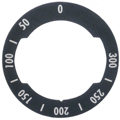 Disc autoadeziv cu simbol 50-300°C, ext. ø 62 mm - 111807