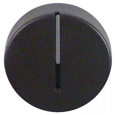 knob zero mark ø 35mm shaft ø 6x4mm shaft flat black