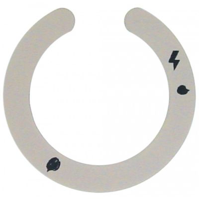 knob dial plate gas tap with ignition flame