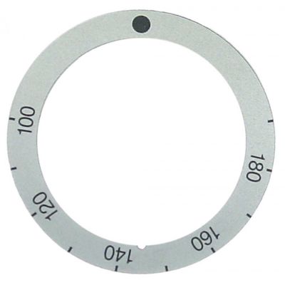 knob dial plate thermostat t.max. 180°C 100-180°C