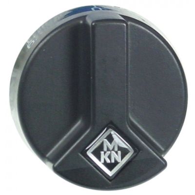 knob switch 7-position ø 53mm shaft ø 6x4,6mm shaft flat upper black