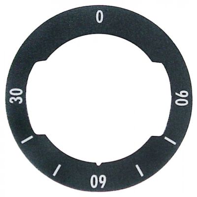 Disc autoadeziv cu simbol 30-90°C, ext. ø 62 mm, int. ø 42 mm - 111918