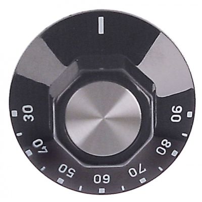 Buton termostat 30 - 90 °C, ø 50 mm, ax ø 6 x 4,6 mm - 111934
