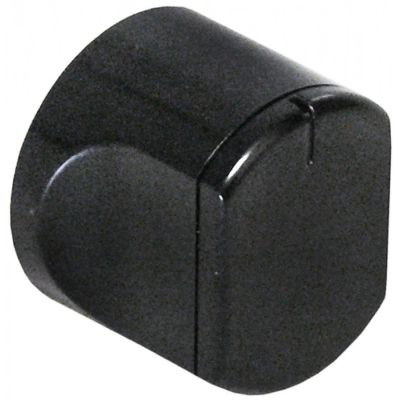 Buton ø 45 mm, ax ø 5 x 5 mm, negru - 112005