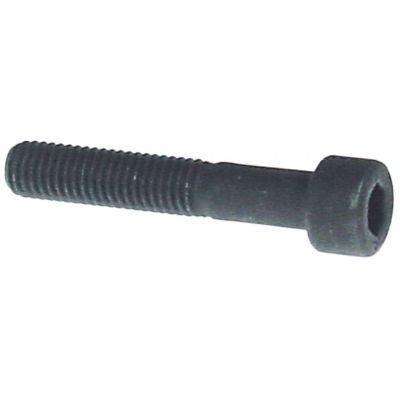 Surub cu cap cilindric M8, L 45mm, filet lungime 30mm, hexagon 6, otel zincat, 1 bucata