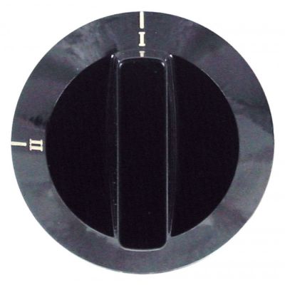 knob 1-2 ø 55mm shaft ø 6x4,6mm shaft flat bottom