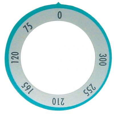 knob dial plate thermostat t.max. 300°C 75-300°C