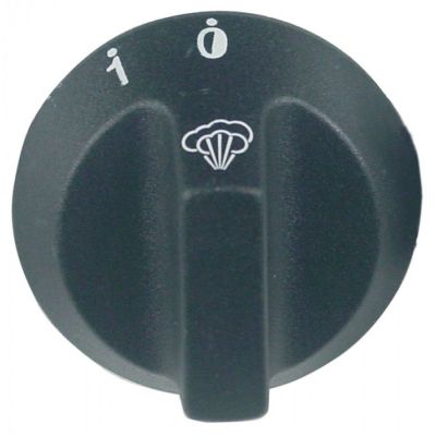 knob steaming ø 55mm shaft ø 6x4,6mm shaft flat upper with extended shaft
