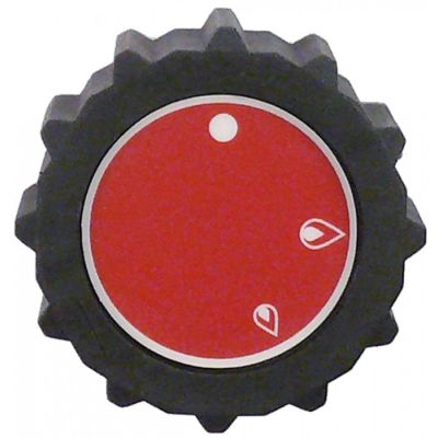 knob switch zero mark ø 53mm shaft ø 10x8mm shaft flat upper black