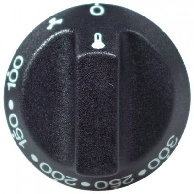 knob thermostat t.max. 300°C temperature range 100-300°C ø 55mm shaft ø 6x4,6mm