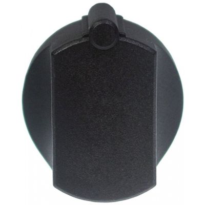 knob switch zero mark ø 50mm shaft ø 10x8mm shaft flat upper black