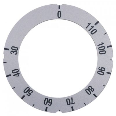 Disc autoadeziv cu simboluri pentru termostat 30-110°C, rotatie 310°- 112217