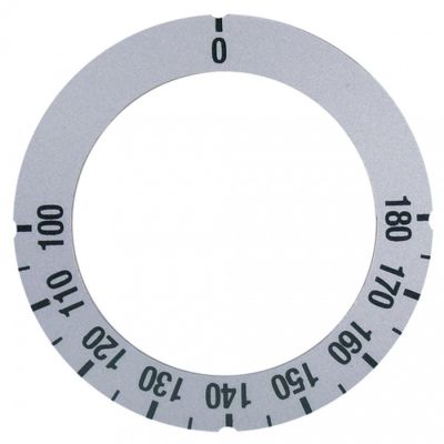Disc autoadeziv cu simboluri pentru termostat 100-180°C, rotatie 270° - 112218