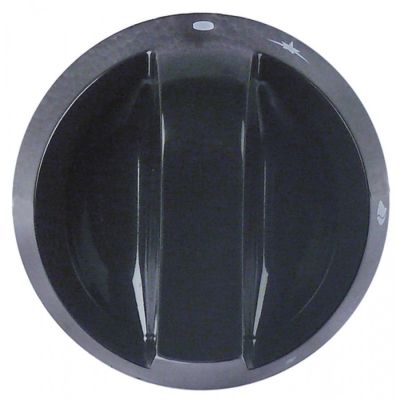 Buton robinet de gaz ø 76 mm, ax ø 10x8 mm, tesitura sus - 112265