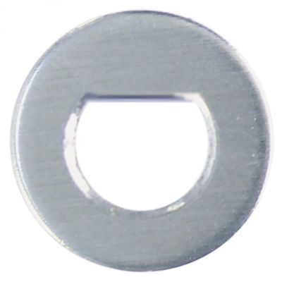 Saiba distantier buton, pentru ax ø 9x6,5 / 10x8 / 10x9 / 8x8 mm, ø 16 mm, grosime 1 mm, 10 bucati - 112271