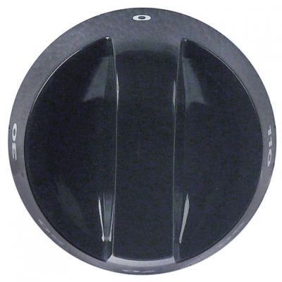 Buton termostat 30-110°C, ø 76 mm, ax ø 6x4,6 mm - 112273