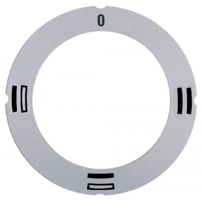 knob dial plate silver oven TH/BH/TH+BH - Code 112331