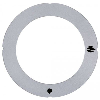 Disc autoadeziv cu simboluri, argintiu, pentru robinet de gaz - 112359