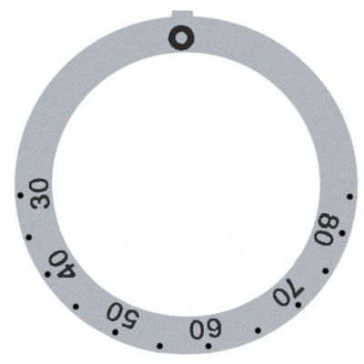 Disc autoadeziv buton termostat 30-85 °C, ø 59 x 48,5 mm - 112391