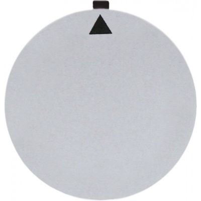 Disc cu simbol pentru intrerupator, ext. ø 45 mm, argintiu - 112443