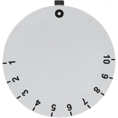 Disc autoadeziv cu simbol 1-10, ext. ø 45 mm - 112444