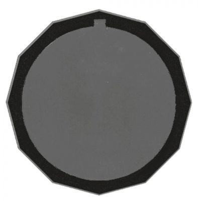 Buton universal ø 55,2 mm, negru - Code 112489