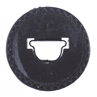 Adaptor buton cu arc lamela pentru ax ø 6x4,6 mm L 6 mm - 112516