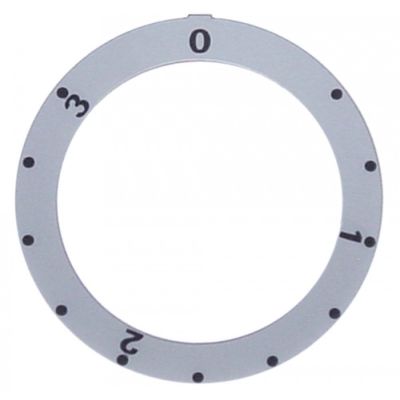 knob dial plate silver energy regulator 1-3 - Code 112522