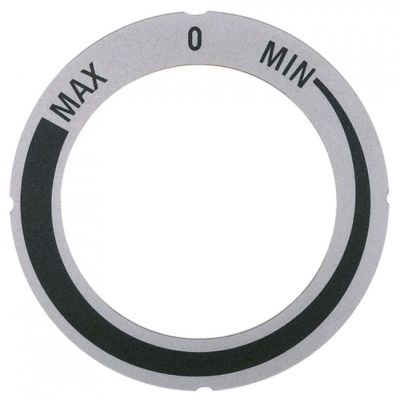 knob dial plate silver energy regulator 1-circuit - Code 112524