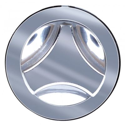 Buton universal ø 62 mm, argintiu, din zamac - 112568